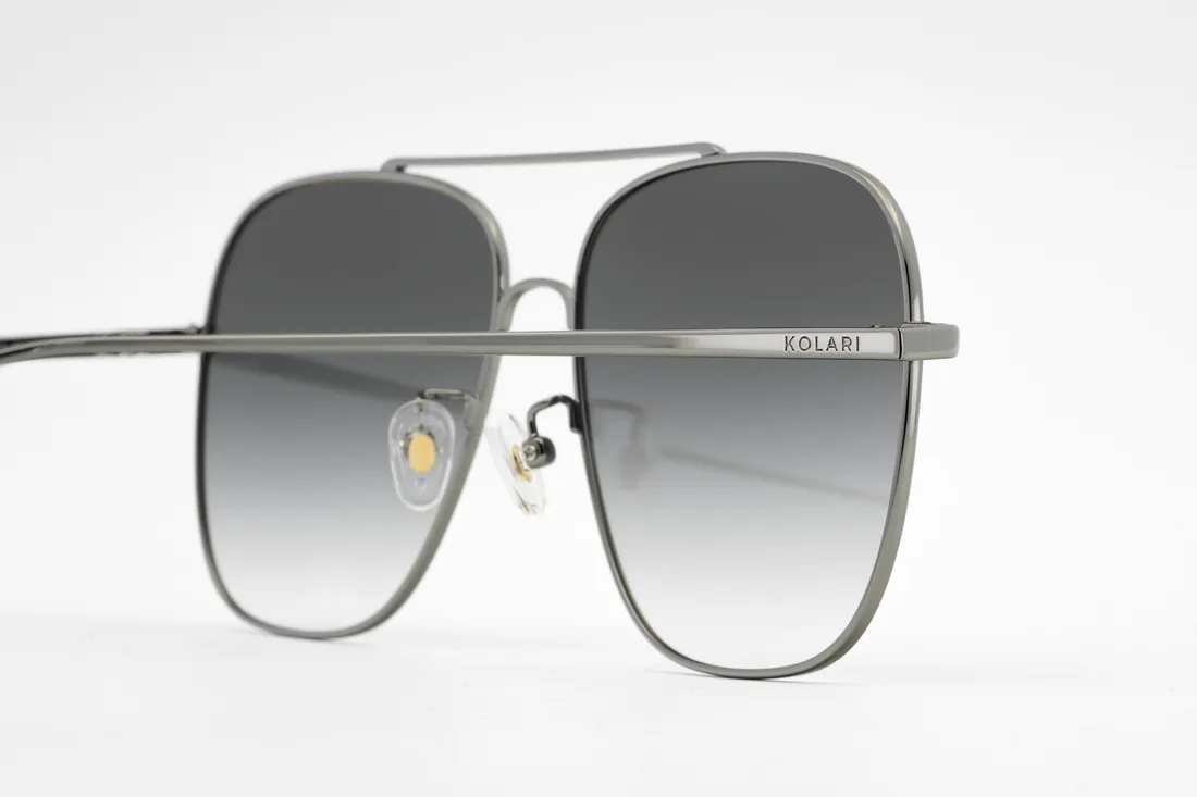 Kolari Shades Aviator in silver, front view